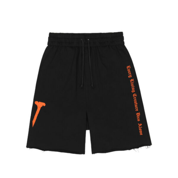 Vlone Every living Creature Dies Alone Shorts