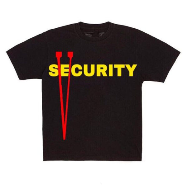 Vlone Security Black T-Shirt